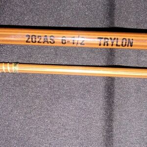 RARE VINTAGE TRYON 202AS SPINNING ROD | H-I HORROCKS-IBBOTSON 6.5 FT FIBERGLASS